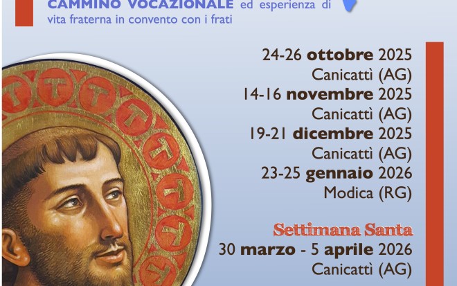 Week end vocazionali 2025/26