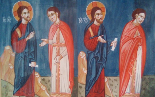 Fiss lo sguardo su di lui, lo am 